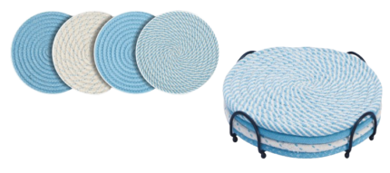 4 Pcs Trivet with Holder