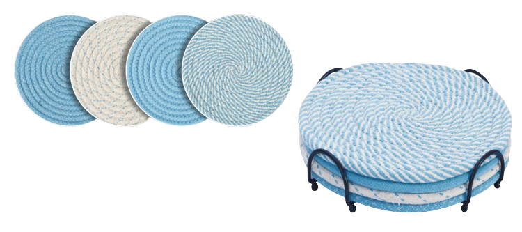 4 Pcs Trivet with Holder