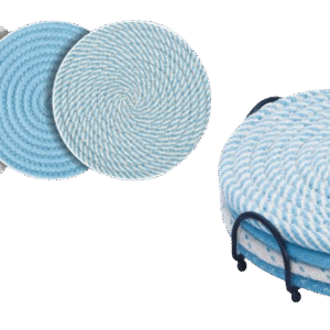 4 Pcs Trivet with Holder